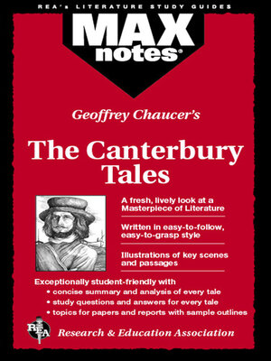 cover image of Canterbury Tales, the (MAXNotes Literature Guides)